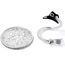 Load image into Gallery viewer, Hat and Broom Im a Witch Kit Halloween Spiral Twister Belly Ring
