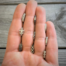 Load image into Gallery viewer, 20G 5/16  Steel Dainty Dots Faux Hoop L Shaped Nose Ring
