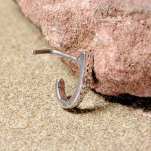 Load image into Gallery viewer, 20G 5/16  Steel Dainty Dots Faux Hoop L Shaped Nose Ring

