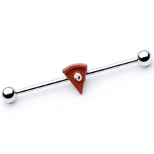 Load image into Gallery viewer, 14G Pumpkin Pie Thanksgiving Industrial Barbell 38mm
