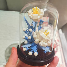 Load image into Gallery viewer, DIY Flower Building Blocks Set - Romantic Proposal Decor, Desktop Ornament &amp; Puzzle Toy, Perfect Birthday Gift Ramadan Mubarak
