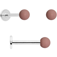 将图片加载到图库查看器，16G 5/16 Blue Brown Matte Labret Monroe Tragus Set of 4
