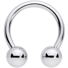 Load image into Gallery viewer, 14G 7/16 Classic Steel Horseshoe Circular Barbell
