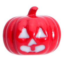 Load image into Gallery viewer, 16G 5/16 Black Orange Pumpkin Halloween Labret Monroe Tragus
