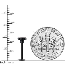 将图片加载到图库查看器，16G 5/16 Black Sweet Witch Cauldron Halloween Labret Monroe Tragus
