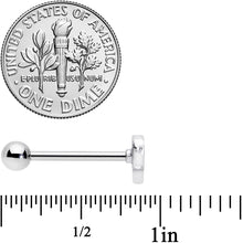 Load image into Gallery viewer, Rainbow Embrace Pride Heart Barbell Tongue Ring
