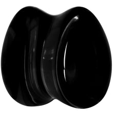 将图片加载到图库查看器，Solid Black Glass Teardrop Plug Set

