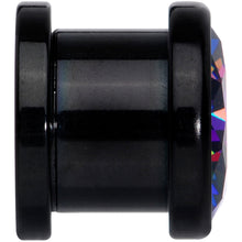 将图片加载到图库查看器，Vitrail CZ Gem Black Screw Fit Plug Set

