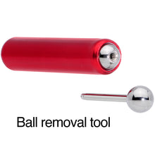 Load image into Gallery viewer, 5mm to 6mm Red Aluminum Body Piercing Ball Removal Tool
