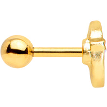 Load image into Gallery viewer, 16G 1/4 Gold Tone Santa Claus Christmas Cartilage Tragus Earring
