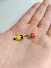 将图片加载到图库查看器，Get to Work Yellow Pencil Double Mount Belly Ring

