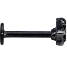 Load image into Gallery viewer, 16G 5/16 Black Gem Black Bat Halloween Labret Monroe Tragus
