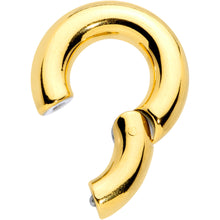 将图片加载到图库查看器，2G 1/2 Gold Tone PVD Steel Hinged Segment Ring
