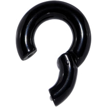 将图片加载到图库查看器，2G 1/2 Black PVD Steel Hinged Segment Ring
