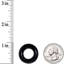 将图片加载到图库查看器，2G 1/2 Black PVD Steel Hinged Segment Ring
