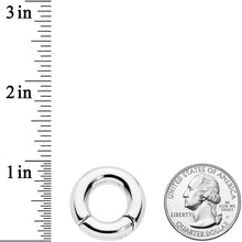Load image into Gallery viewer, 2G 1/2 Stainless Steel Hinged Segment Ring
