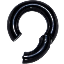 Load image into Gallery viewer, 2G 9/16 Black PVD Steel Hinged Segment Ring
