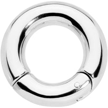 Load image into Gallery viewer, 2G 9/16 Stainless Steel Hinged Segment Ring
