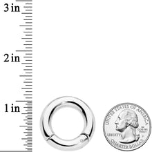 将图片加载到图库查看器，2G 5/8 Stainless Steel Hinged Segment Ring
