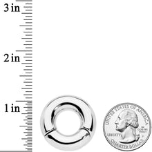 将图片加载到图库查看器，0G 1/2 Stainless Steel Hinged Segment Ring
