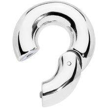 Load image into Gallery viewer, 00G 1/2 Stainless Steel Hinged Segment Ring
