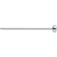将图片加载到图库查看器，20G 3/4 Clear CZ Gem Grade 23 Titanium Fishtail Nose Ring 3mm
