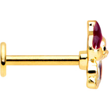 将图片加载到图库查看器，16G 5/16 Gold Tone Squirrel Labret Monroe Tragus

