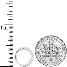 将图片加载到图库查看器，16G 5/16 Clear CZ Gem Stainless Steel Hinged Segment Ring

