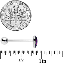 Load image into Gallery viewer, Lesbian Love Heart Barbell Tongue Ring
