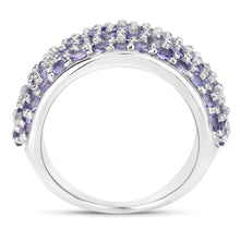 Load image into Gallery viewer, 4.22 Carat Genuine Tanzanite .925 Sterling Silver Ring
