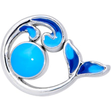 Load image into Gallery viewer, 16G 5/16 Whale in the Water Nautical Labret Monroe Tragus
