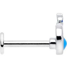 Load image into Gallery viewer, 16G 5/16 Whale in the Water Nautical Labret Monroe Tragus
