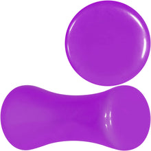 Load image into Gallery viewer, Purple Acrylic Saddle Plug Set 8G to 00G
