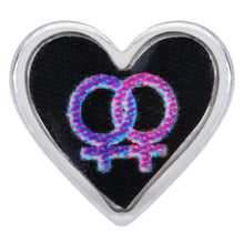 Load image into Gallery viewer, 16G 1/4 Lesbian Love Heart Cartilage Tragus Earring
