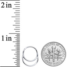 将图片加载到图库查看器，16G 3/8 Grade 23 Titanium Double Loop Hinged Septum Clicker
