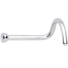 Load image into Gallery viewer, 20G Clear 1.5mm Grade 23 Titanium Press Fit Left Side Nose Screw
