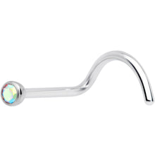 Load image into Gallery viewer, 20G Aurora 2mm Grade 23 Titanium Press Fit Left Side Nose Screw

