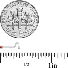 将图片加载到图库查看器，20G Red 2mm Grade 23 Titanium Press Fit Left Side Nose Screw
