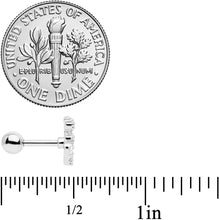 Load image into Gallery viewer, 16G 1/4 Clear CZ Gem Amazing Om Cartilage Tragus
