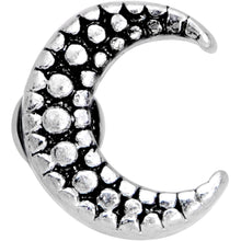 将图片加载到图库查看器，20G 5/16 Textured Crescent Moon Nose Bone
