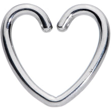 Load image into Gallery viewer, 16G 1/4 Grade 23 Titanium Hollow Heart Closure Ring
