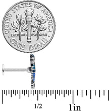 将图片加载到图库查看器，16G 5/16 Nautical Seahorse Labret Monroe Tragus
