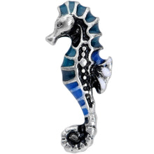 Load image into Gallery viewer, 16G 1/4 Nautical Seahorse Cartilage Tragus Earring
