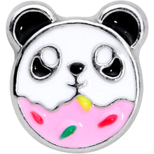 Load image into Gallery viewer, 16G 1/4 Pink White Panda Donut Cartilage Tragus
