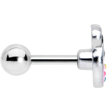 Load image into Gallery viewer, 16G 1/4 Pink White Panda Donut Cartilage Tragus

