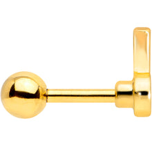 Load image into Gallery viewer, 16G 1/4 Gold Tone Charming Cherries Cartilage Tragus
