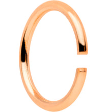 Load image into Gallery viewer, 18G 5/16 Rose Gold Tone Anodized Seamless Circular Ring Set of 12
