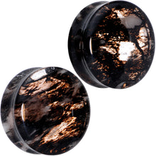 将图片加载到图库查看器，Clear Brown Glass Boho Saddle Plug Set
