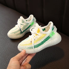 将图片加载到图库查看器，Boys Girls Fashion Sneakers Baby/Toddler/Little Kids Leather Trainers Children School Sport Shoes Soft Running Shoes
