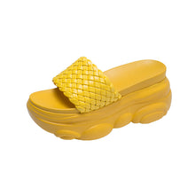 将图片加载到图库查看器，High Slippers Women Open Toe Sandals Summer Soft Slipper Indoor Outdoor Beach Shoes Comfort Platform Sandals Open Toe Leather Slippers Lightweight Flip Flops Shoes For Summer
